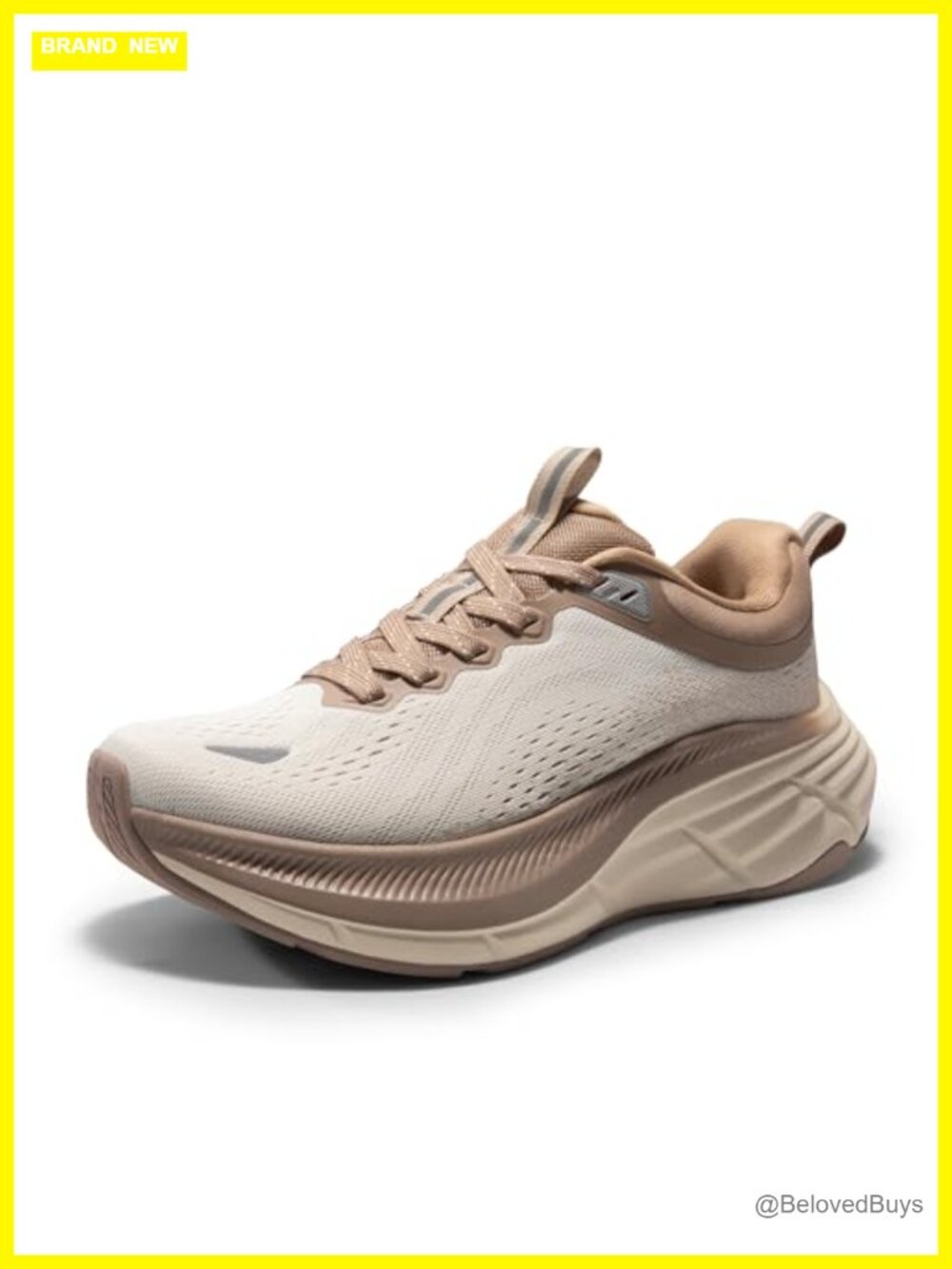 Women Athletic Walking Shoes Cushioned Lace-Up Mesh Sneakers